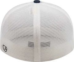 Cap America i8501 Flexfit Performance Trucker Mesh Back Cap - Navy White