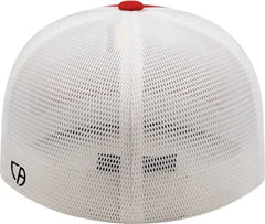 Cap America i8501 Flexfit Performance Trucker Mesh Back Cap - Red White