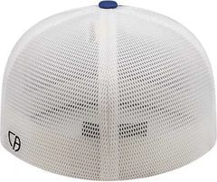 Cap America i8501 Flexfit Performance Trucker Mesh Back Cap - Royal White