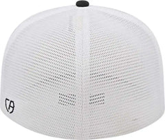 Cap America i8501 Flexfit Performance Trucker Mesh Back Cap - Vegas Gold Black White