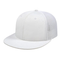 Cap America i8501 Flexfit Performance Trucker Mesh Back Cap - White - White / XS
