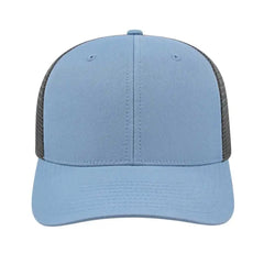 Cap America i8502 Flexfit 110 Trucker Mesh Back Cap - Allure Graphite - Dark Gray / One Size Fits Most