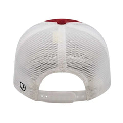 Cap America i8502 Flexfit 110 Trucker Mesh Back Cap - Cardinal White - Cardinal White / One Size Fits Most