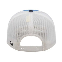Cap America i8502 Flexfit 110 Trucker Mesh Back Cap - Columbia Navy White - Columbia Blue Navy / One Size Fits Most
