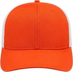 Cap America i8502 Flexfit 110 Trucker Mesh Back Cap - Navy White - Navy White / One Size Fits Most