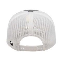 Cap America i8502 Flexfit 110 Trucker Mesh Back Cap - Silver White - Light Gray White / One Size Fits Most