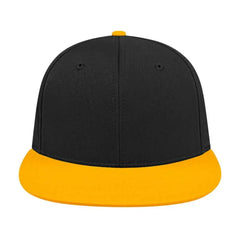 Cap America i8503 Flexfit Perforated Performance Cap - Black Athletic Gold