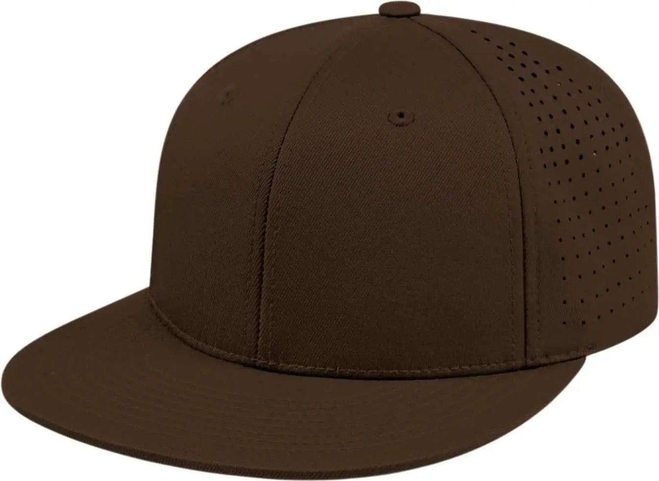 Cap America i8503 Flexfit Perforated Performance Cap - Brown - Brown / XS