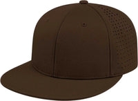 Cap America i8503 Flexfit Perforated Performance Cap - Brown - Brown / XS