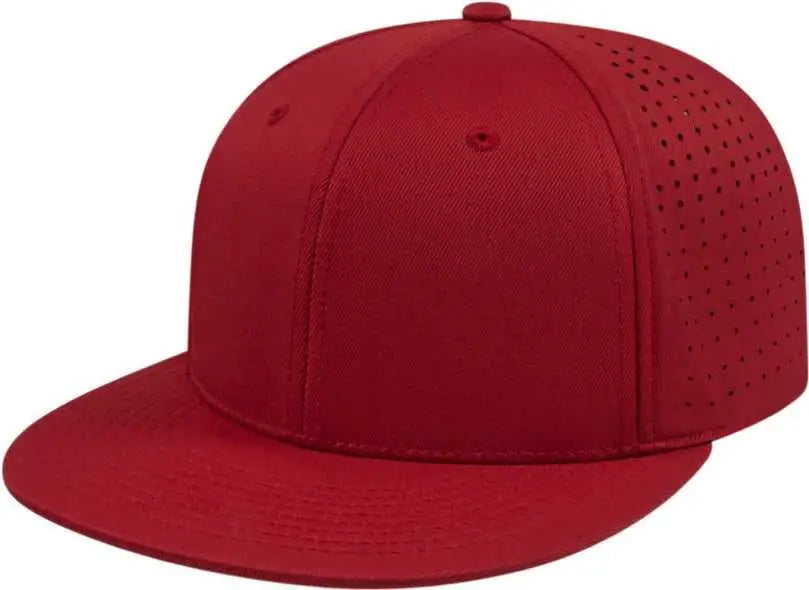 Cap America i8503 Flexfit Perforated Performance Cap - Cardinal - Cardinal / XS