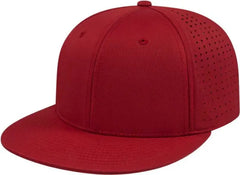 Cap America i8503 Flexfit Perforated Performance Cap - Cardinal - Cardinal / XS
