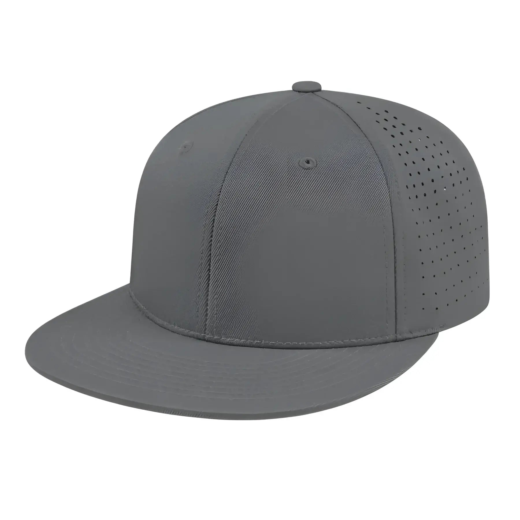 Cap America i8503 Flexfit Perforated Performance Cap - Graphite - Dark Gray / XS