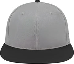 Cap America i8503 Flexfit Perforated Performance Cap - Silver Black
