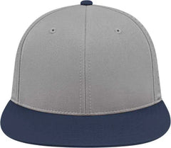 Cap America i8503 Flexfit Perforated Performance Cap - Silver Navy