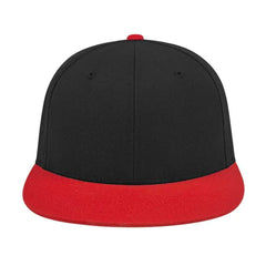 Cap America i8504 Flexfit Wool Blend Performance Cap - Black Red