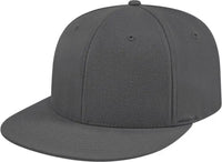 Cap America i8504 Flexfit Wool Blend Performance Cap - Graphite - Dark Gray / XS