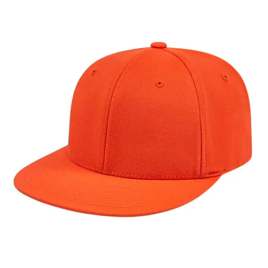 Cap America i8504 Flexfit Wool Blend Performance Cap - Orange - Orange / XS