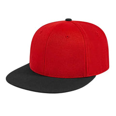 Cap America i8504 Flexfit Wool Blend Performance Cap - Red Black - Red Black / XS