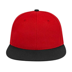 Cap America i8504 Flexfit Wool Blend Performance Cap - Red Black