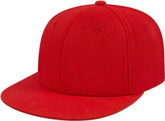 Cap America i8504 Flexfit Wool Blend Performance Cap - Red - Red / XS