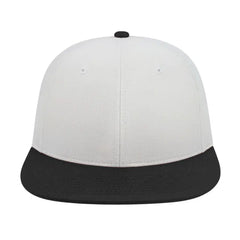 Cap America i8504 Flexfit Wool Blend Performance Cap - White Black