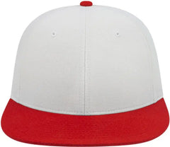 Cap America i8504 Flexfit Wool Blend Performance Cap - White Red