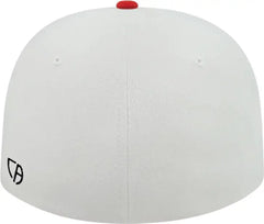Cap America i8504 Flexfit Wool Blend Performance Cap - White Red