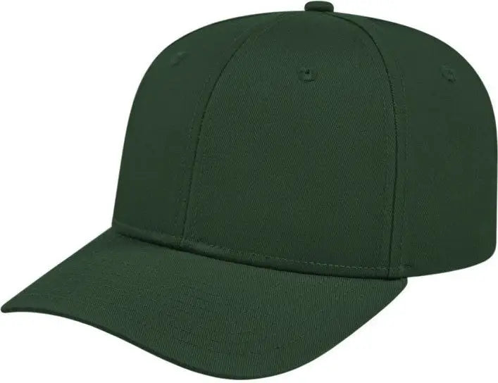 Cap America i8505 Original Poly/Cotton Snap Back Cap - Dark Green - Forest / Youth