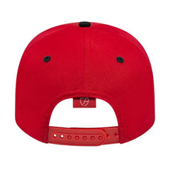 Cap America i8505 Original Poly/Cotton Snap Back Cap - Red Black