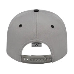 Cap America i8505 Original Poly/Cotton Snap Back Cap - Silver Black