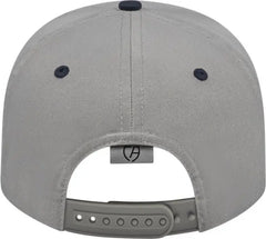 Cap America i8505 Original Poly/Cotton Snap Back Cap - Silver Navy