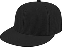 Cap America i8508 Flexfit Aerated Performance Cap - Black - Black / XS