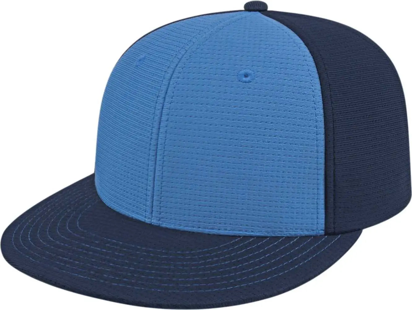 Cap America i8508 Flexfit Aerated Performance Cap - Columbia Blue Navy - Columbia Blue Navy / XS