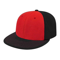 Cap America i8508 Flexfit Aerated Performance Cap - Red Black