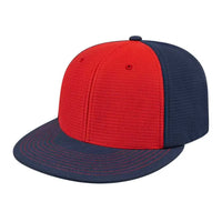 Cap America i8508 Flexfit Aerated Performance Cap - Red Navy - Red Navy / XS
