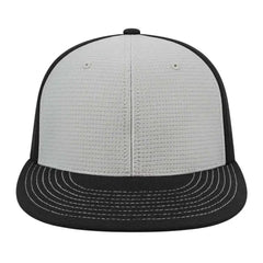 Cap America i8508 Flexfit Aerated Performance Cap - Silver Black