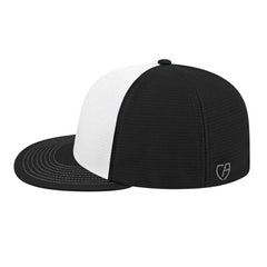 Cap America i8508 Flexfit Aerated Performance Cap - White Black