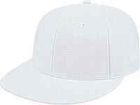 Cap America i8508 Flexfit Aerated Performance Cap - White - White / XS