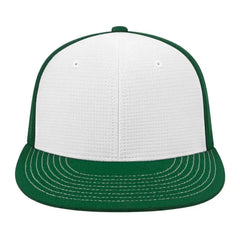 Cap America i8508 Flexfit Aerated Performance Cap - White Dark Green