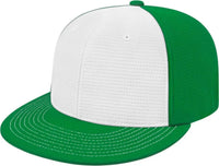 Cap America i8508 Flexfit Aerated Performance Cap - White Kelly - White Kelly / XS
