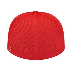Cap America i8508 Flexfit Aerated Performance Cap - White Red