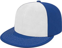 Cap America i8508 Flexfit Aerated Performance Cap - White Royal - White Royal / XS