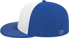 Cap America i8508 Flexfit Aerated Performance Cap - White Royal
