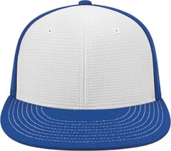 Cap America i8508 Flexfit Aerated Performance Cap - White Royal