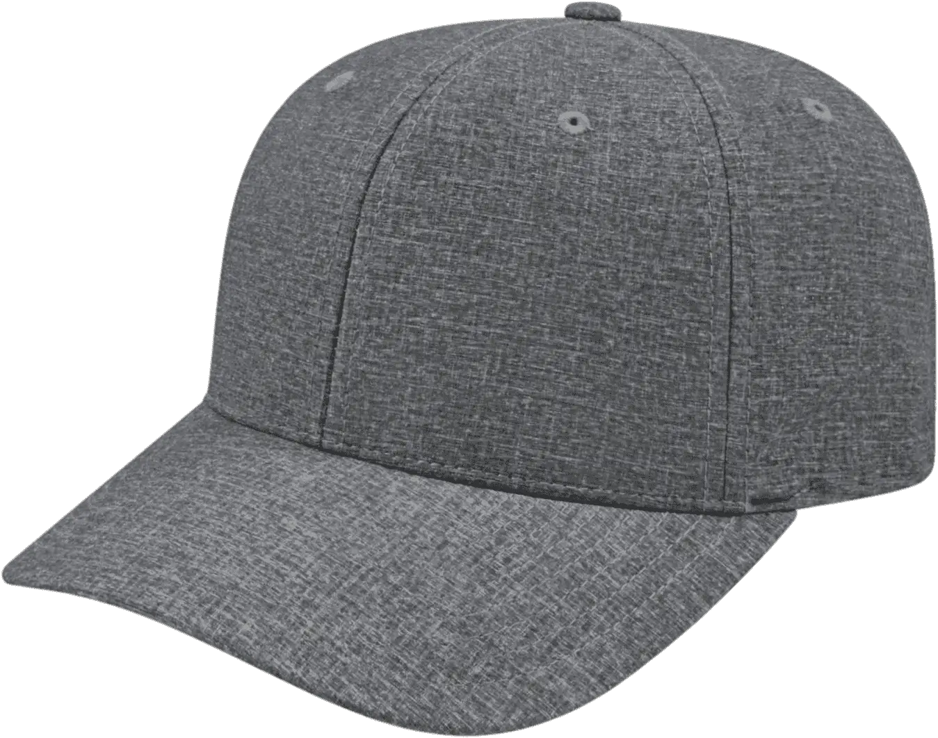 Cap America i8510 Flexfit 110 Melange Snap Back Cap - Charcoal - Charcoal / One Size Fits Most