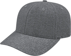 Cap America i8510 Flexfit 110 Melange Snap Back Cap - Charcoal - Charcoal / One Size Fits Most