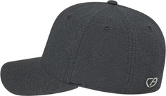 Cap America i8510 Flexfit 110 Melange Snap Back Cap - Dark Charcoal - Dark Charcoal / One Size Fits Most