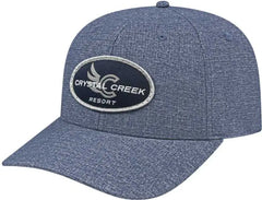 Cap America i8510 Flexfit 110 Melange Snap Back Cap - Light Navy - Light Navy / One Size Fits Most