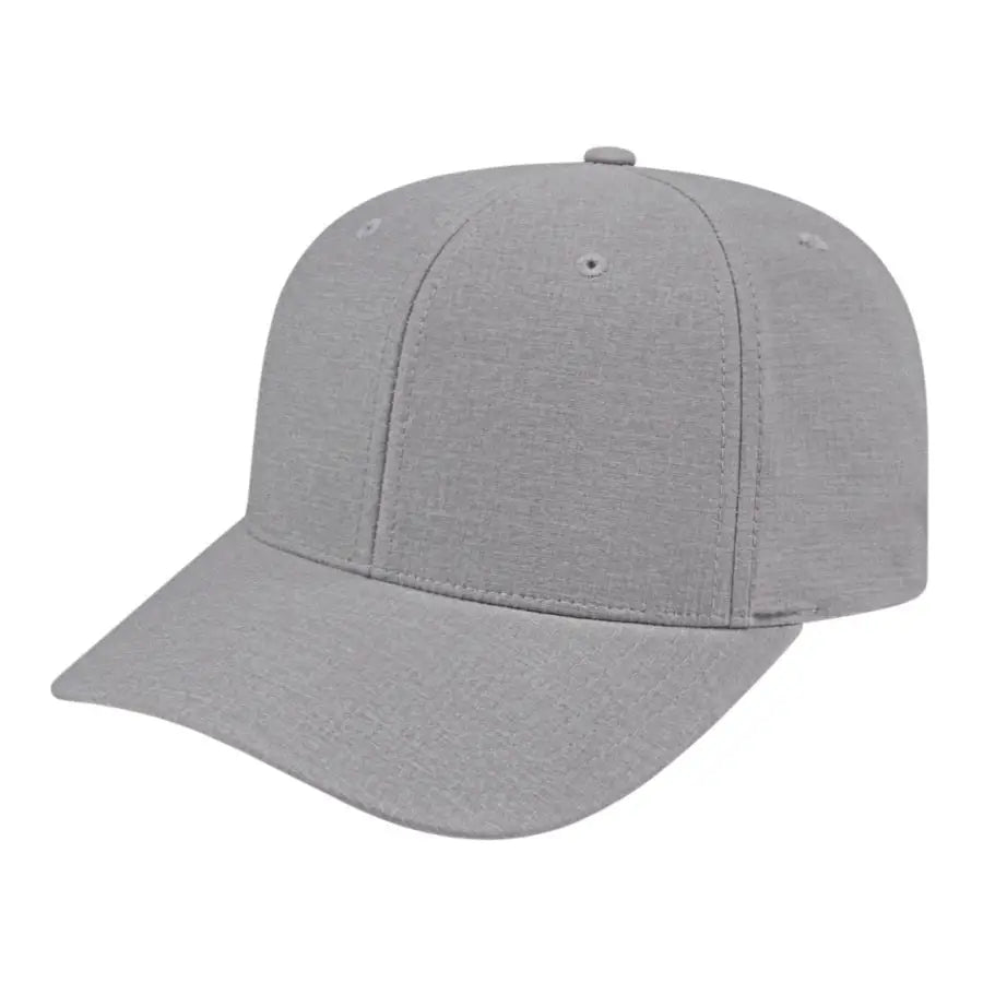 Cap America i8510 Flexfit 110 Melange Snap Back Cap - Silver - Light Gray / One Size Fits Most