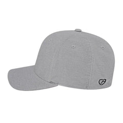 Cap America i8510 Flexfit 110 Melange Snap Back Cap - Silver - Light Gray / One Size Fits Most